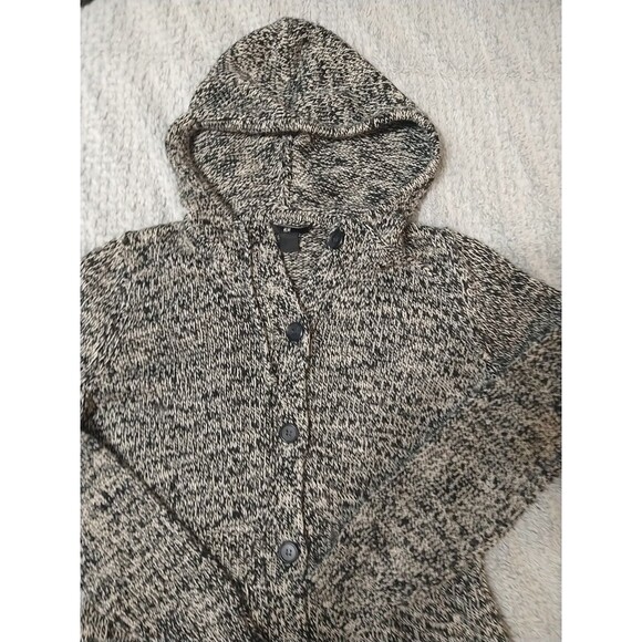 H&M Hooded Sweater Button Up Coat Jacket Multi-color Size Large Boho Cozy - Picture 12 of 12